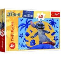 Trefl puzzel Disney Stitch - 60 stukjes - kinderpuzzel.