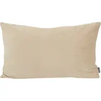 Gek op kussens! Velvet beige long | 30 x 50 cm | kussenhoes | polyester