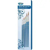 Pantaplast Penselen - set van 6x stuks - schilderen - kwasten - hobby - schoolspullen
