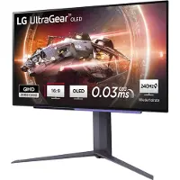 LG UltraGear 27GS95QX-B LED-monitor Energielabel F (A - G) 67.3 cm (26.5 inch) 16:9 0.03 ms HDMI 2.1 OLED