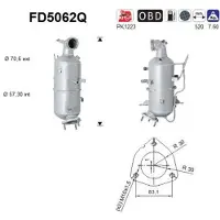 As FD5062Q Roetfilter (DPF)