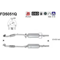 As FD5051Q Roetfilter (DPF)
