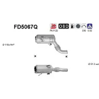 As FD5067Q Roetfilter (DPF)