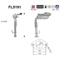 As FL5191 Roetfilter (DPF)