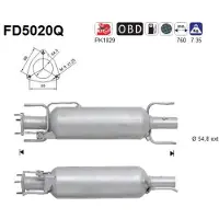 As FD5020Q Roetfilter (DPF)