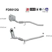 As FD5012Q Roetfilter (DPF)