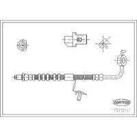 CORTECO 19032157 Remslang