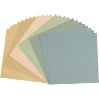 Vaessen creative Cardstock - Multipack Strand - 30,5 x 30,5 cm - 24 vellen - Textuur - 216 g