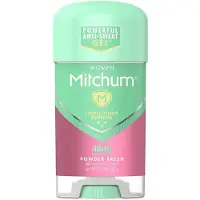 Mitchum vrouwen antiperspirant gel - deodorant - poederfris, 63 g