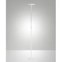 FABAS LUCE Regina - Ronde, verstelbare LED-vloerlamp van wit metaal, hoogte 180 cm, - Geïntegreerde 35W LED-lamp, kleurtemperatuur (3000 K - 6000 K)