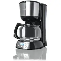 KOENIC (kcm 101024) - Koffiezetapparaat Met Glazen Karaf 125 L Zilver