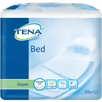 Tena Bed Onderlegger Super 60 x 90 cm - 4 x 35 stuks - Voordeelverpakking