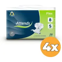 Attends 4x Flex 8 Maat S (28 stuks)