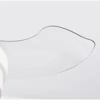 LumenXL Plafondventilator met lamp en 3 uitklapbare bladen, Vjetar - wit met houtoptiek
