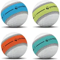 TaylorMade Tour Response Stripe Multi Golfballen 2026 - Wit - 12 Stuks