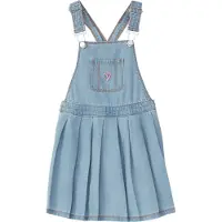 s.Oliver denim spijkerjurk light blue denim Blauw Effen - maat 110