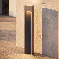 LUCANDE LED tuinpadverlichting - tuinlamp Kaholo, zwart, Aluminium, Modern, LED buitenlamp