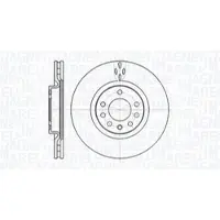 MAGNETI MARELLI 361302040138 Remschijf