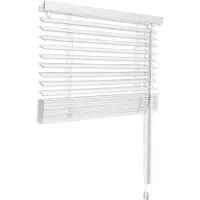 Sol Royal JH3 FSC gecertificeerd houten Jaloezie SolDecor rolgordijnen in wit 80x130 cm - Milieuvriendelijk geproduceerd