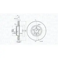 MAGNETI MARELLI 360406087601 Remschijf