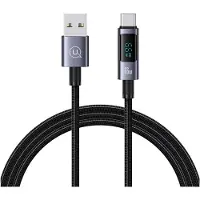 Usams - USB kabel - Type-C naar 6A - aluminium - snellaad- en datakabel - 1,2 m