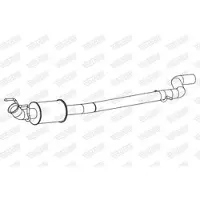 Walker 24329 Uitlaat middendemper