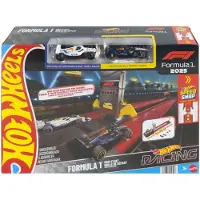 Hot Wheels Racing Formula 1 Grid Start baanset - Met 2 metalen F1 auto's