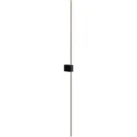 Maytoni LED-wandlamp Pars, zwart, Woon-/ Eetkamer, Aluminium, Modern, LED wandlamp