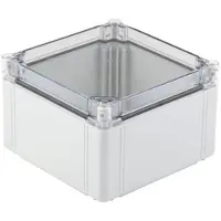 Weidmuller FPC 30/30/13 TRSP 9535740000 Universele behuizing 300 x 300 x 132 Polycarbonaat Lichtgrijs, Transparant 1 stuk(s)