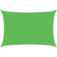 vidaXL Zonnezeil 160 g/m² 2,5x3,5 m HDPE lichtgroen
