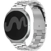 IMoshion Stalen bandje voor de Samsung Galaxy Watch 9 (40/44mm) / Watch 8 (40/44mm) / Classic (46mm) - Zilver