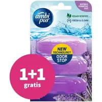 Ambi Pur 1+1 Gratis: Toiletblok Navulling Lavendel & Rozemarijn 3 Stuks