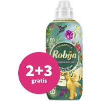 Robijn 2+3 gratis: Intense Wasverzachter Paradise Secret 38 Wasbeurten 765 ml