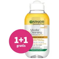 Garnier 1+1 gratis: SkinActive Argan Olie Micellair Reinigingswater Reisformaat 100 ml
