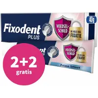 Fixodent 2+2 gratis: Kleefpasta Plus 40 gr