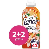 Lenor 2+2 Gratis: Wasverzachter Sinaasappel & Verveine 42 Wasbeurten 882 Ml