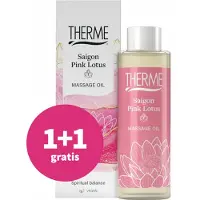 Therme 1+1 Gratis: Saigon Pink Lotus Massage Olie 125 Ml