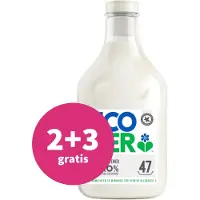 Ecover 2+3 gratis: Wasverzachter Zero% 47 Wasbeurten 1,43 liter