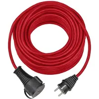 Brennenstuhl CEE 7/7 - CEE 7/3 outdoor stroom verlengkabel | IP44 | 3x 1,50mm | rood | 25 meter