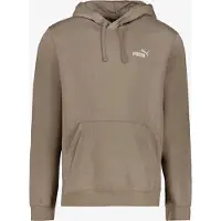 Puma Essentials Small No. 1 Logo heren hoodie beige maat M