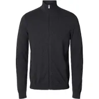 Selected Gebreid vest 'Berg' antraciet