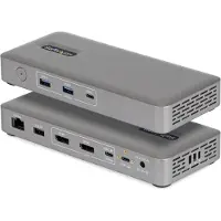 StarTech.com Dubbele DisplayPort USB4 Dock, 100W PD, geen drivers nodig