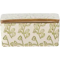 Bloomingville Botervloot aardewerk groen Maple