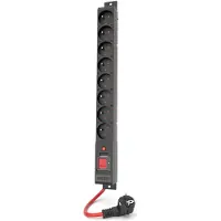 Acar Voedingsbalk - - R8 POWER - 16A - 3680W - 8 stopcontacten met bescherming