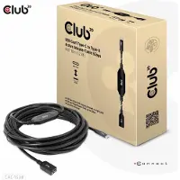 Club 3D Actieve USB-C-naar-A-adapterkabel 5 Gbps (mannelijk/vrouwelijk) 10 m/32,8 ft