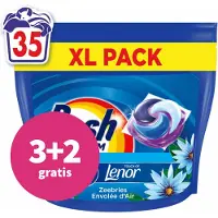 Dash 3+2 Gratis1+2 Gratis: Wasmiddelcapsules 4in1 Pods Zeebries 35 Stuks