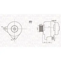 MAGNETI MARELLI 063731972010 Dynamo / Alternator