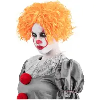 Smiffys Pennywise Chapter 2 krullenpruik - Carnaval Clown