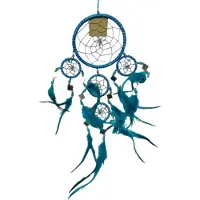 Ruben Robijn Dromenvanger - Spiegel - 11cm - Turquoise - Dreamcatcher