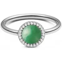 Daniel Wellington AUDREY DW0040135 - 60 MM - STAINLESS STEEL RING MET JADEIET EN KRISTALLEN 1 STUK